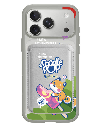 iPhone Magnetic Wallet Case - Poodle Pop