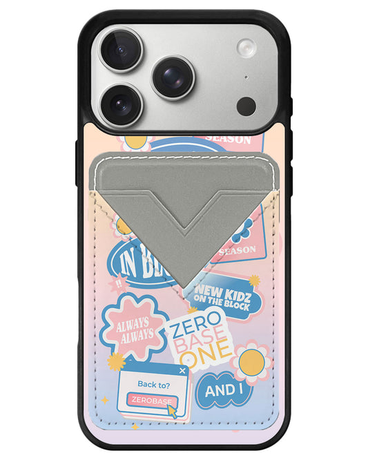 iPhone Avant Wallet Case - Zerobaseone Song Sticker Pack