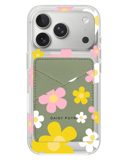 iPhone Phone Wallet Case - Daisy Fresh