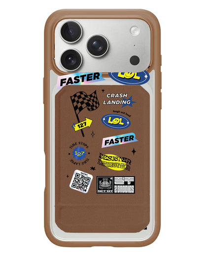 iPhone Magnetic Multifold Wallet - NCT127 Sticker Pack