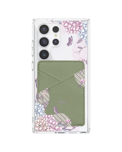 Android Phone Wallet Case - Batik Floral