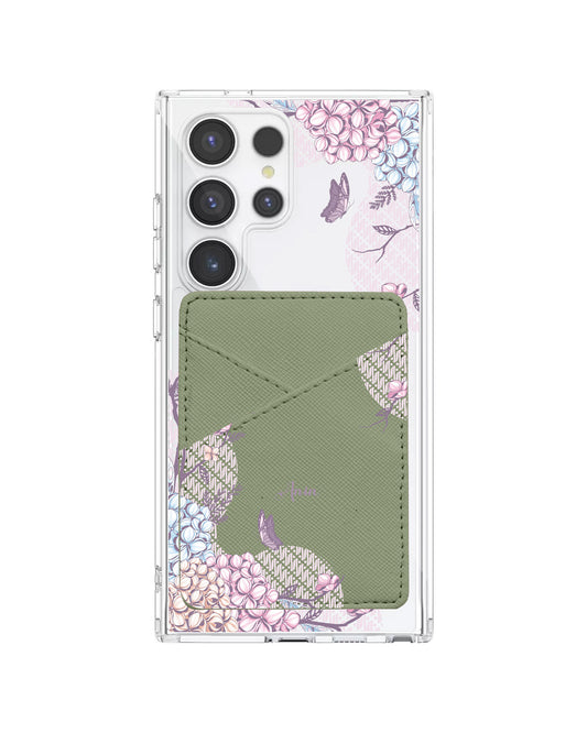 Android Phone Wallet Case - Batik Floral