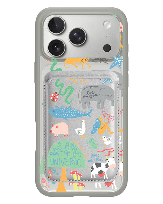 iPhone Magnetic Wallet Case - Equality
