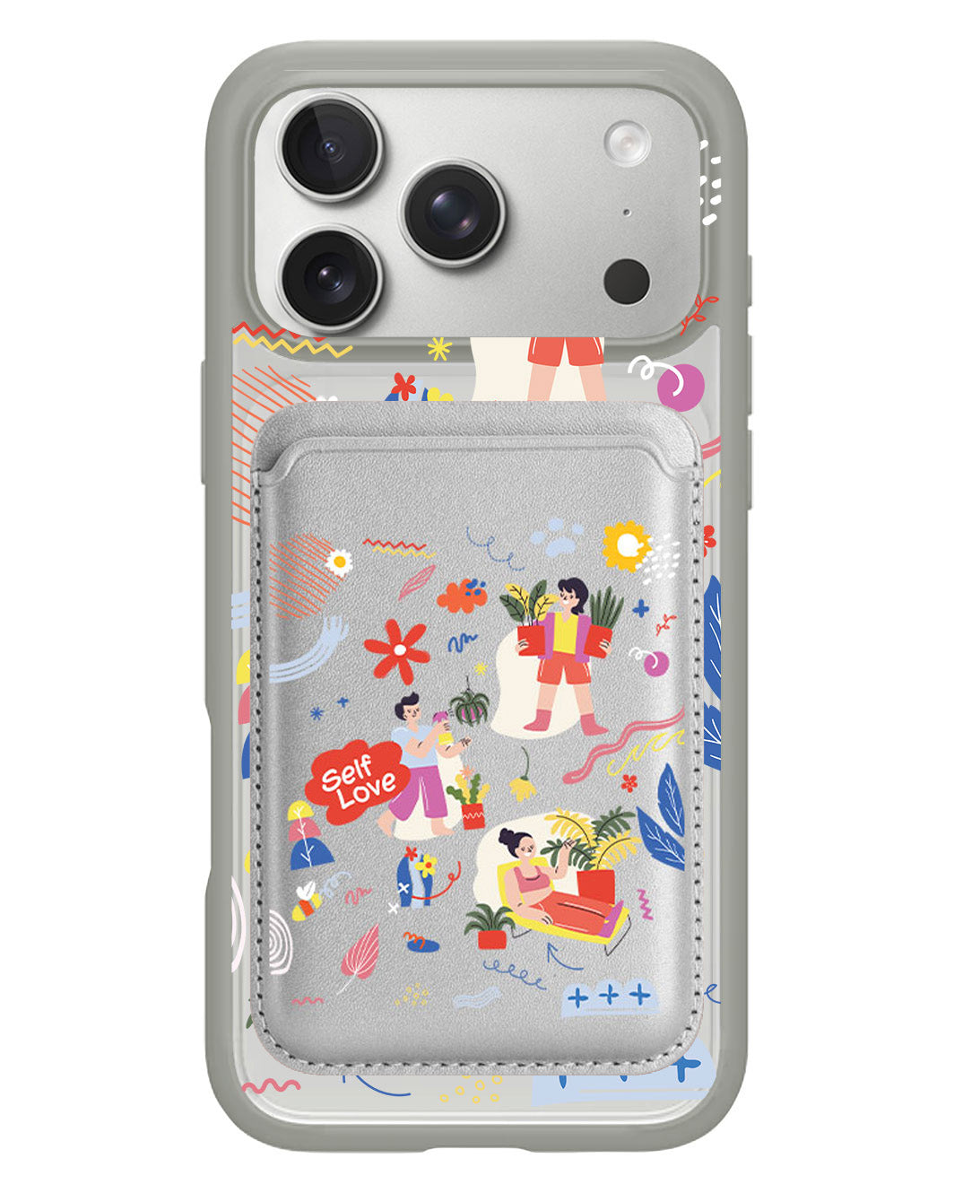 iPhone Magnetic Wallet Case - Self Love Sticker Pack 1.0