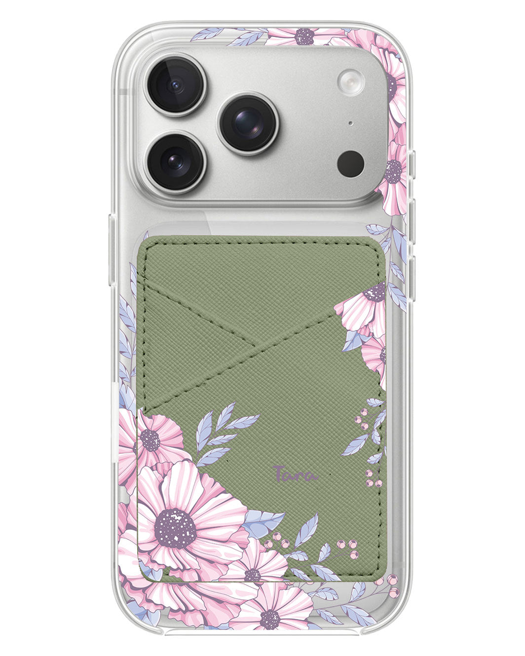 iPhone Phone Wallet Case - Pink Blossom