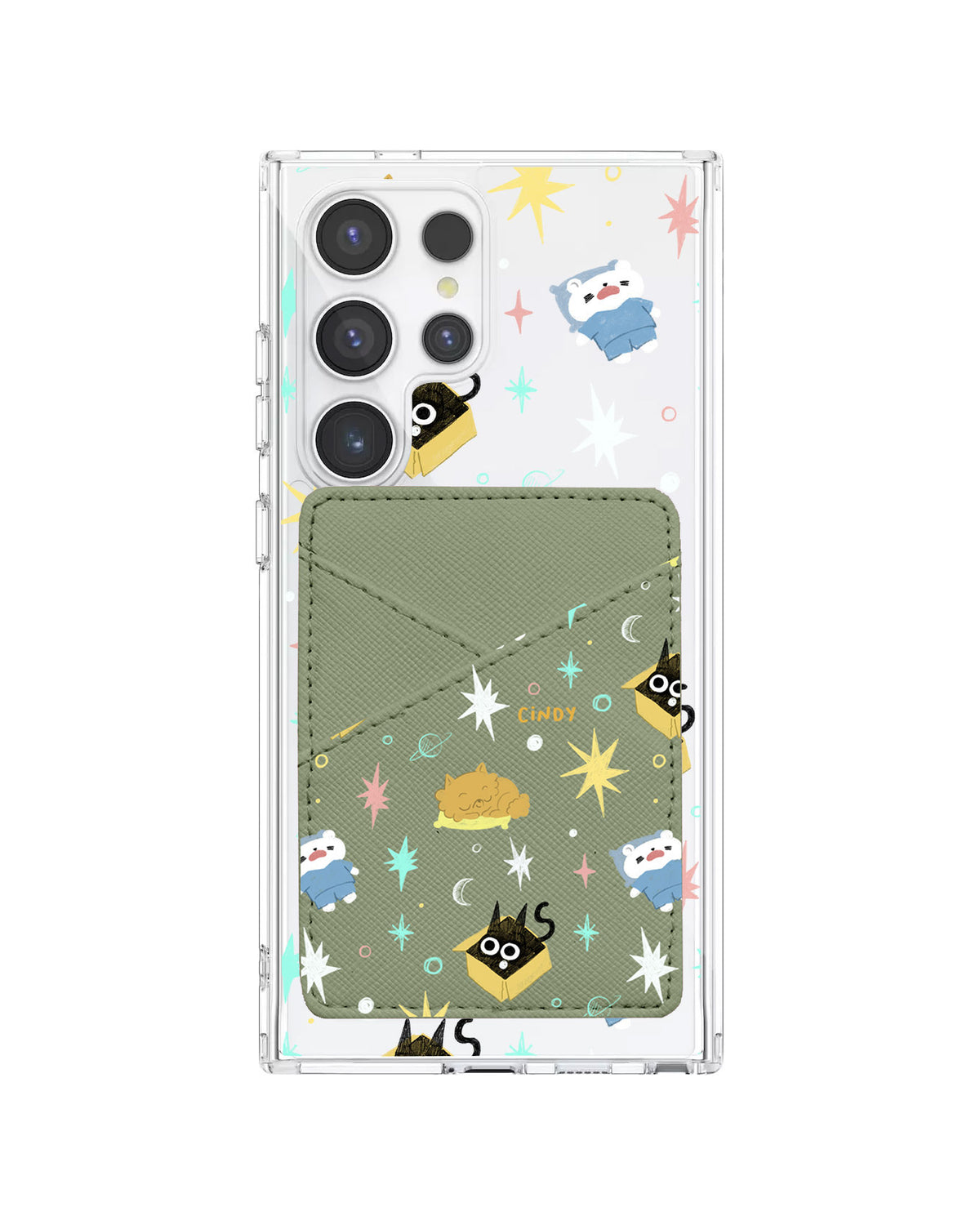 Android Phone Wallet Case - Nightover