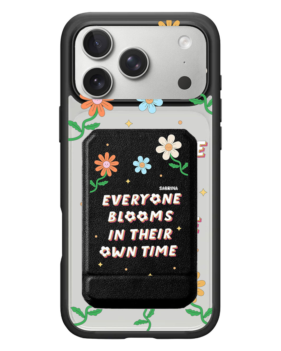 iPhone Magnetic Multifold Wallet - Blooms