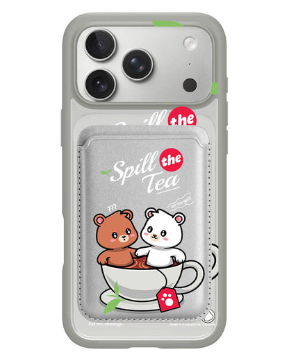 iPhone Magnetic Wallet Case - Spill The Tea