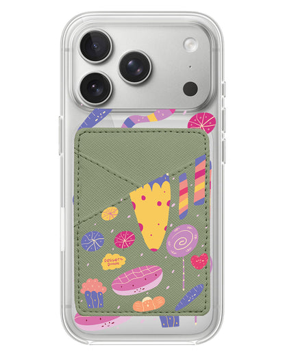 iPhone Phone Wallet Case - Dessert Doodle