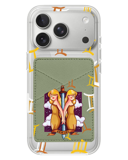 iPhone Phone Wallet Case - Gemini