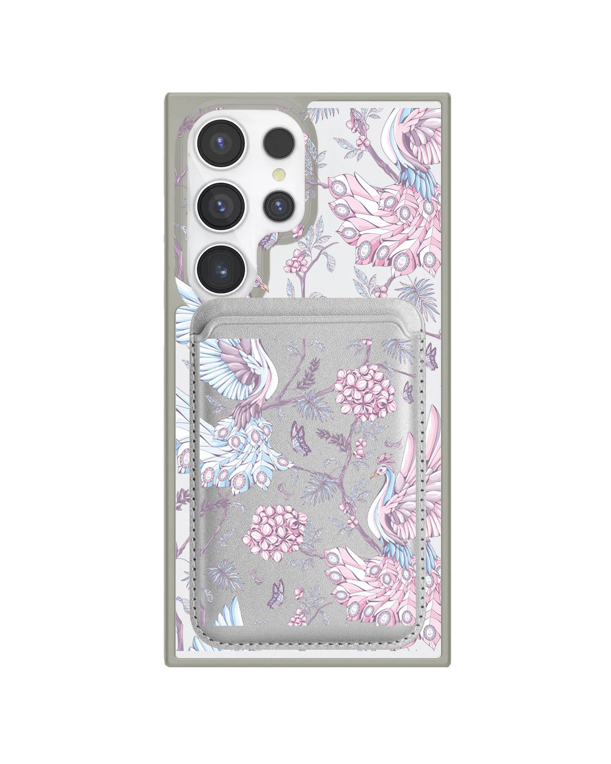 Android Magnetic Wallet Case - Peacock 2.0
