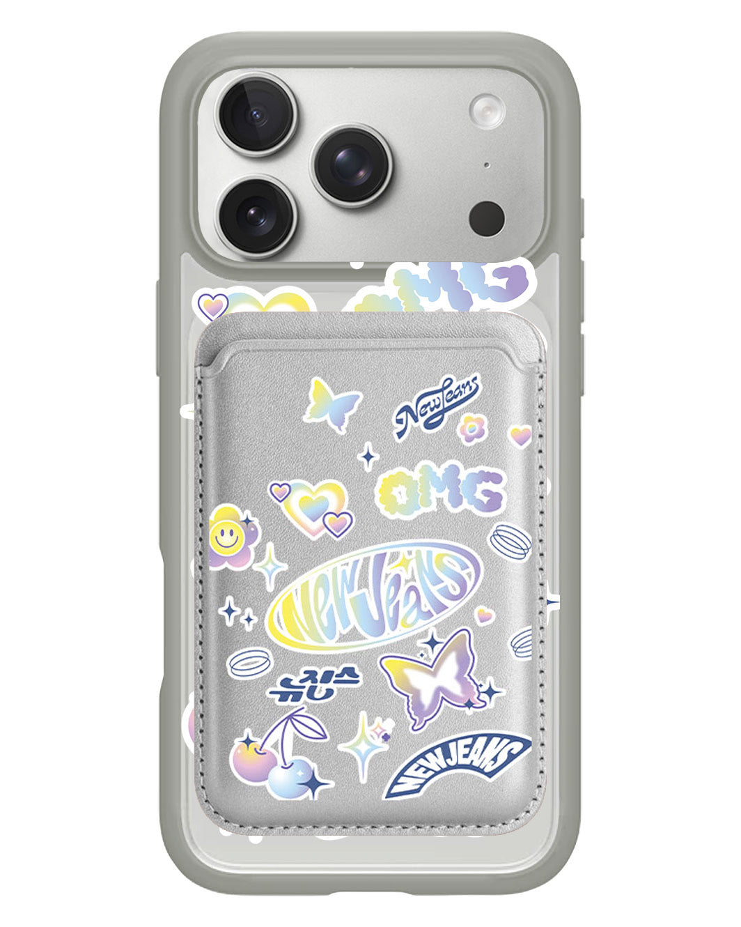 iPhone Magnetic Wallet Case - New Jeans OMG 1.0