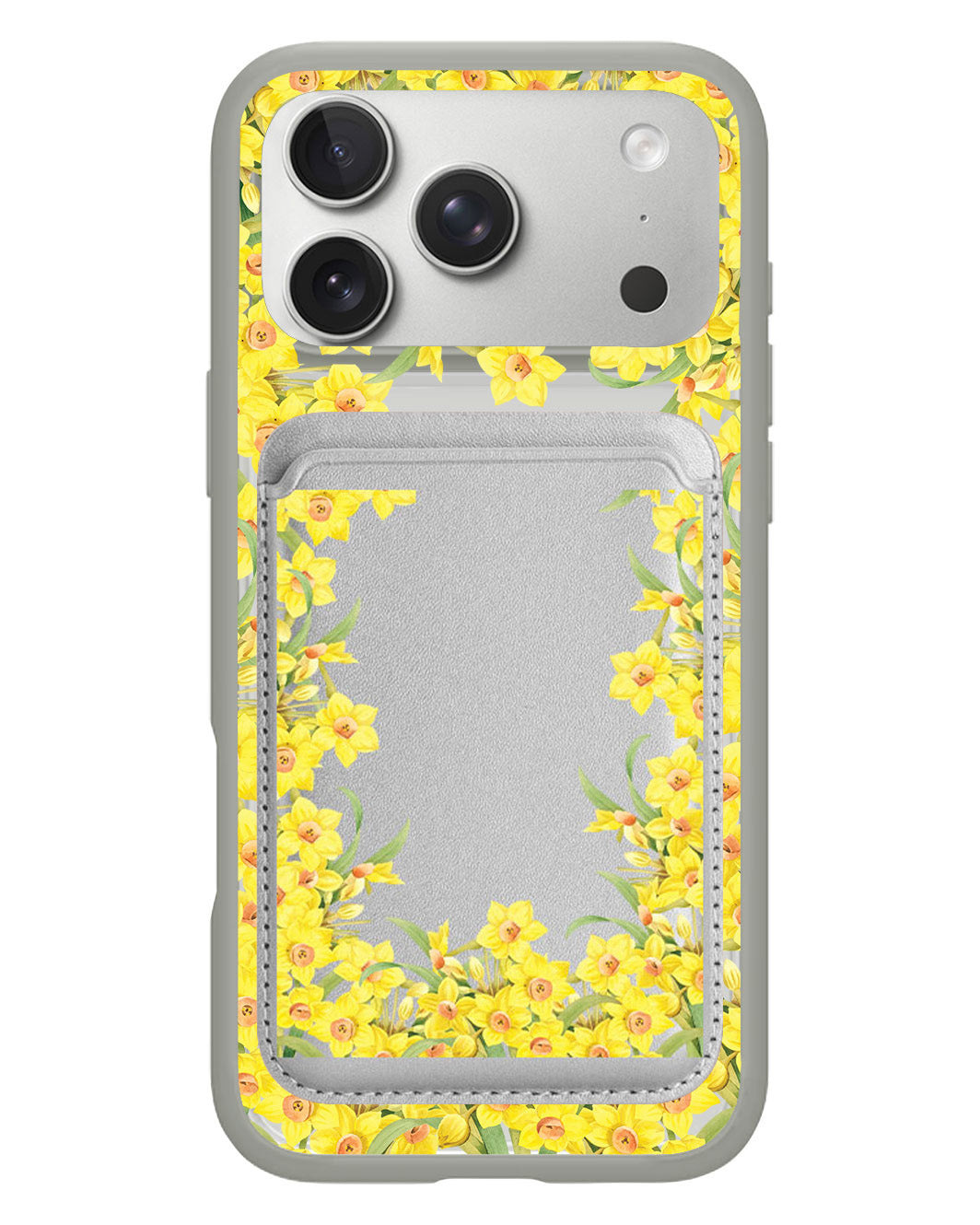 iPhone Magnetic Wallet Case - March Daffodil