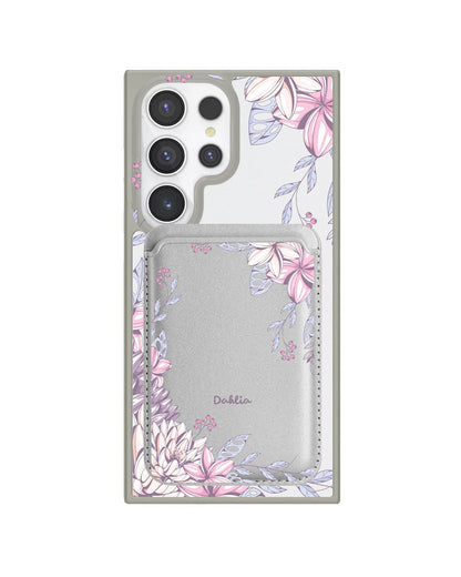 Android Magnetic Wallet Case - Dahlia