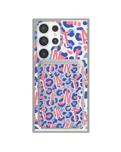 Android Magnetic Wallet Case - Leopard Monogram 1.0