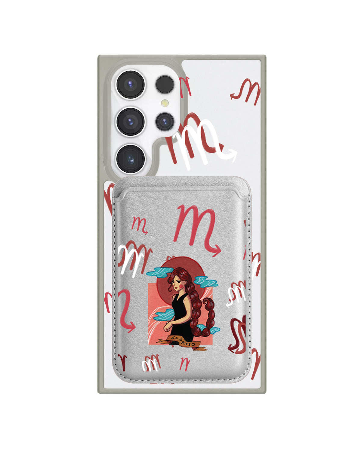 Android Magnetic Wallet Case - Scorpio