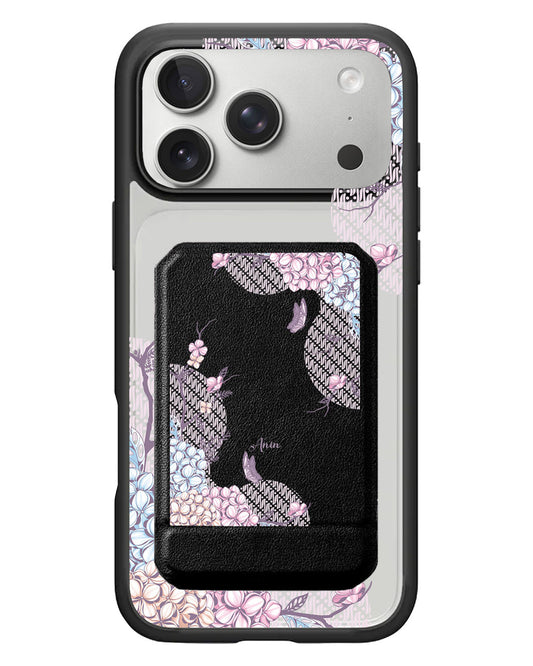 iPhone Magnetic Multifold Wallet - Batik floral