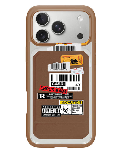 iPhone Magnetic Multifold Wallet - Label Sticker Pack