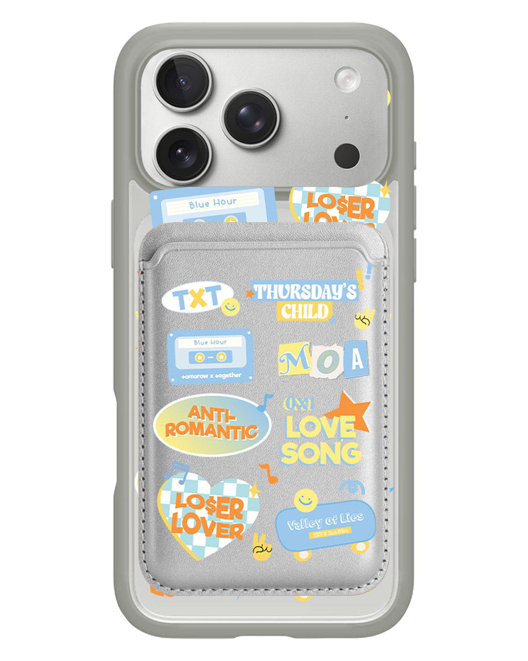 iPhone Magnetic Wallet Case - TXT Sticker Pack