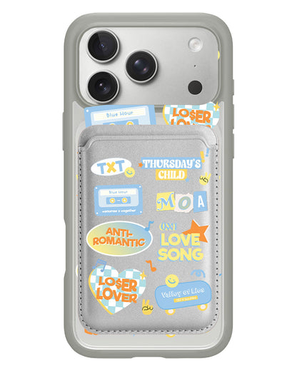 iPhone Magnetic Wallet Case - TXT Sticker Pack