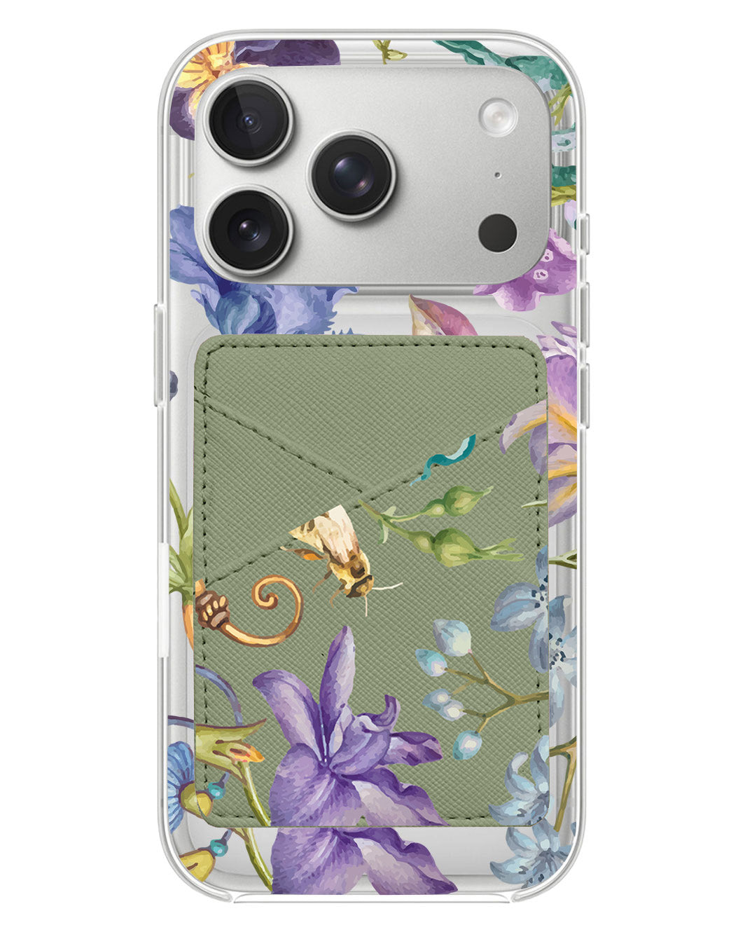 iPhone Phone Wallet Case - Violetta