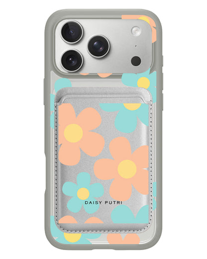iPhone Magnetic Wallet Case - Daisy Daze