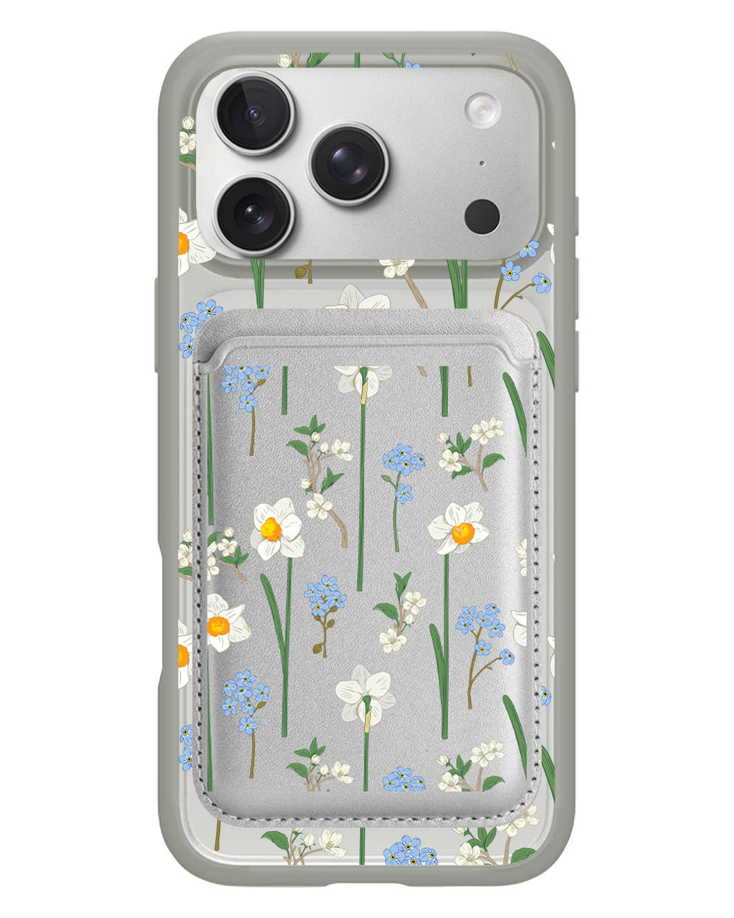iPhone Magnetic Wallet Case - December Narcissus