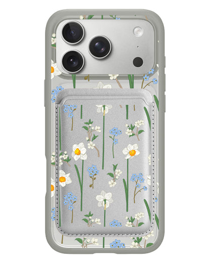 iPhone Magnetic Wallet Case - December Narcissus