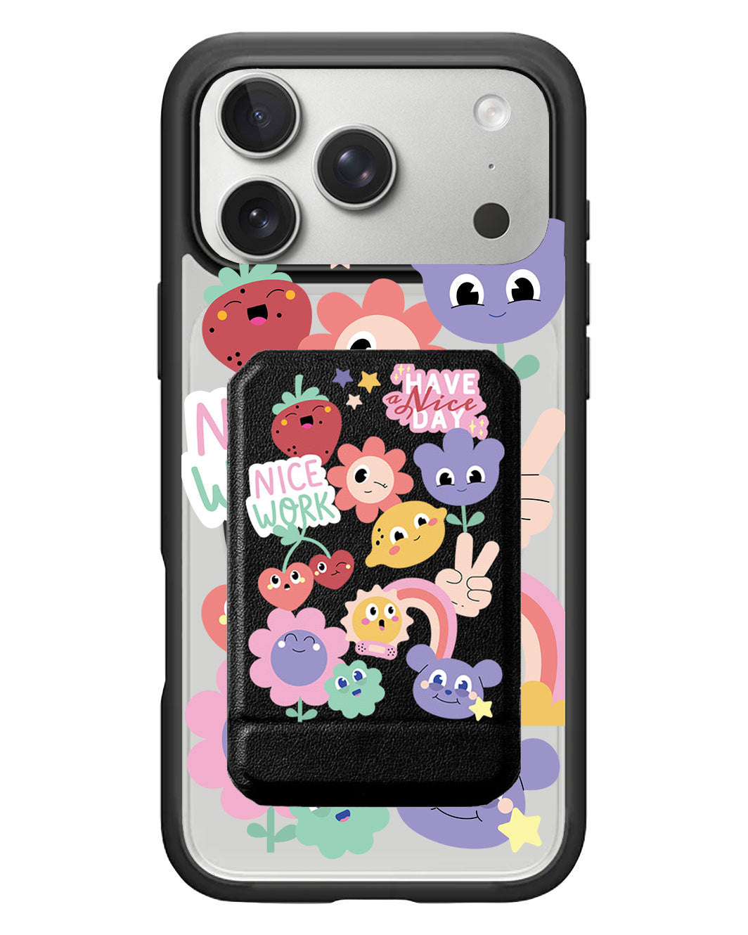 iPhone Magnetic Multifold Wallet - Garden Party