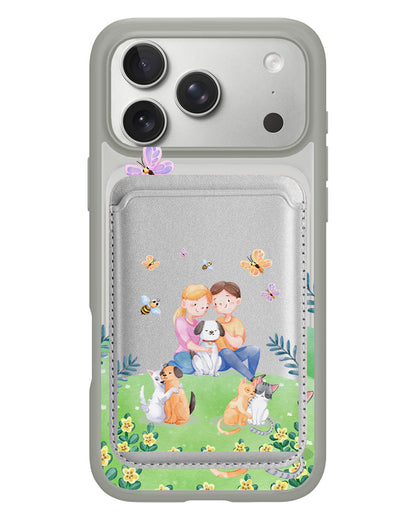 iPhone Magnetic Wallet Case - Adorable Animals