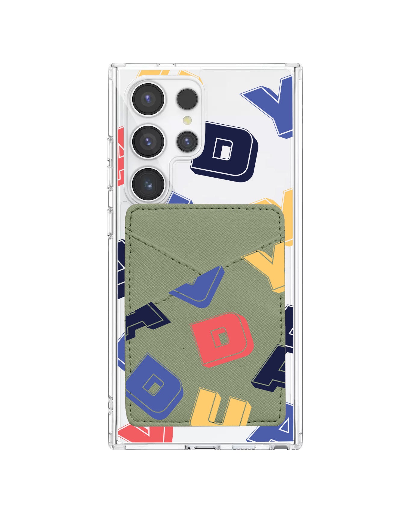 Android Phone Wallet Case - Cool Monogram