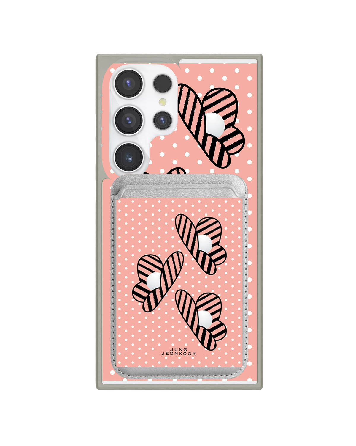 Android Magnetic Wallet Case - Pink Honey