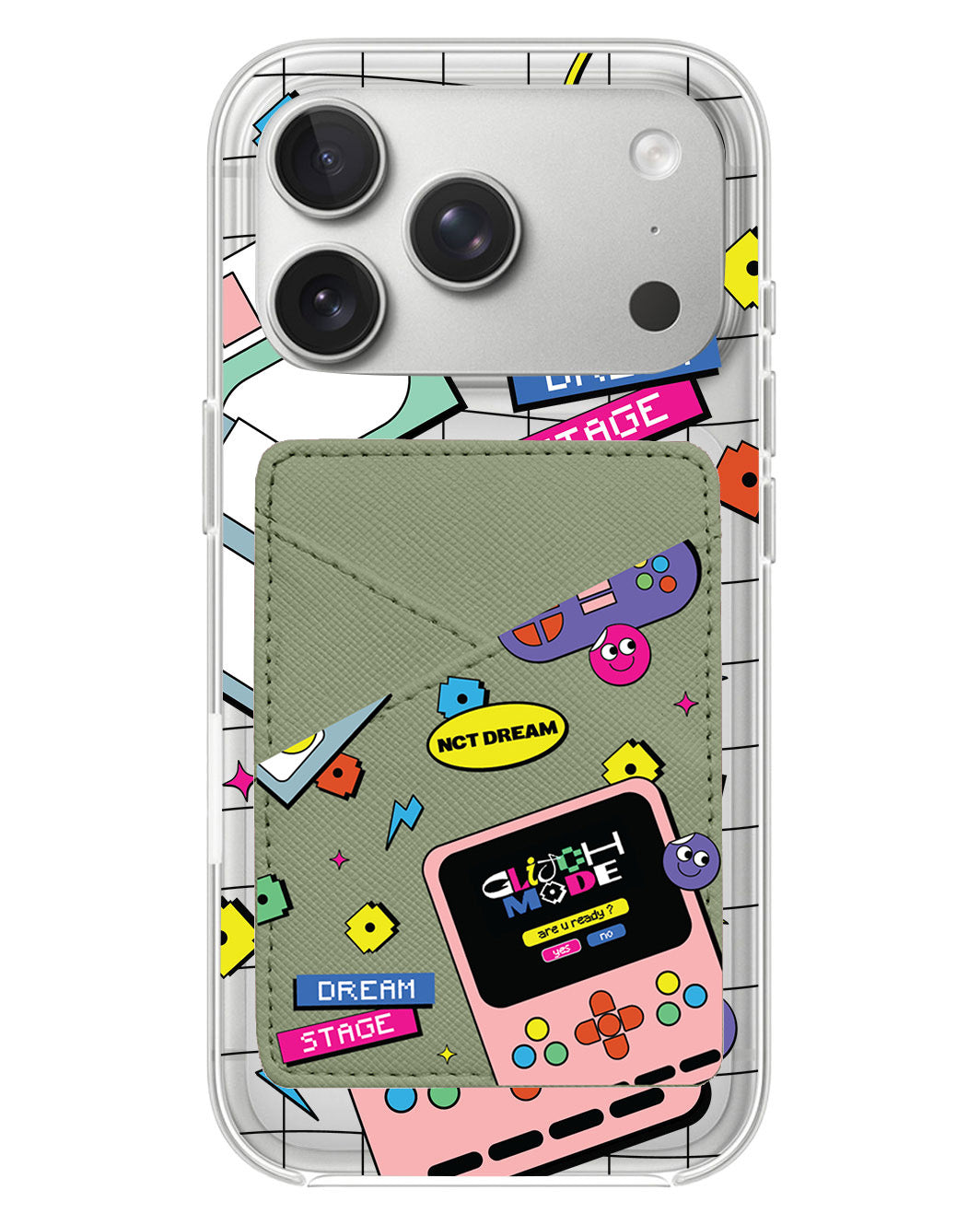 iPhone Phone Wallet Case - NCT Glitch Mode