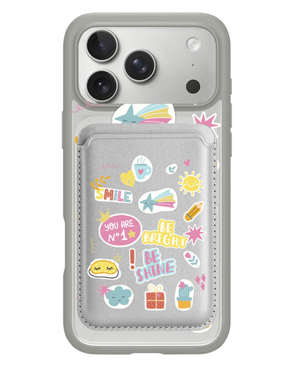 iPhone Magnetic Wallet Case - Self Love Sticker Pack 3.0