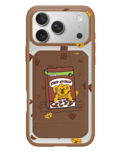 iPhone Magnetic Multifold Wallet - Choco Cereal