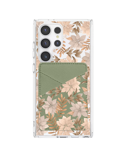 Android Phone Wallet Case - Rustic Lily