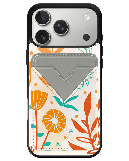 iPhone Avant Wallet Case - Autumn Botanical