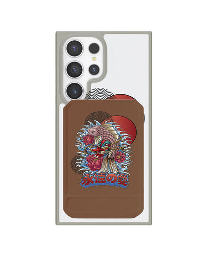 Android Magnetic Multifold Wallet - Oni Koi