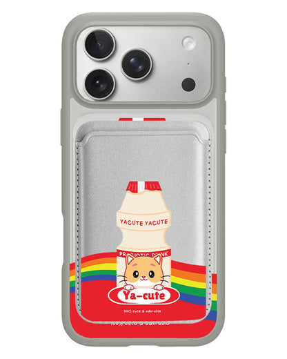 iPhone Magnetic Wallet Case - Yacute Cat