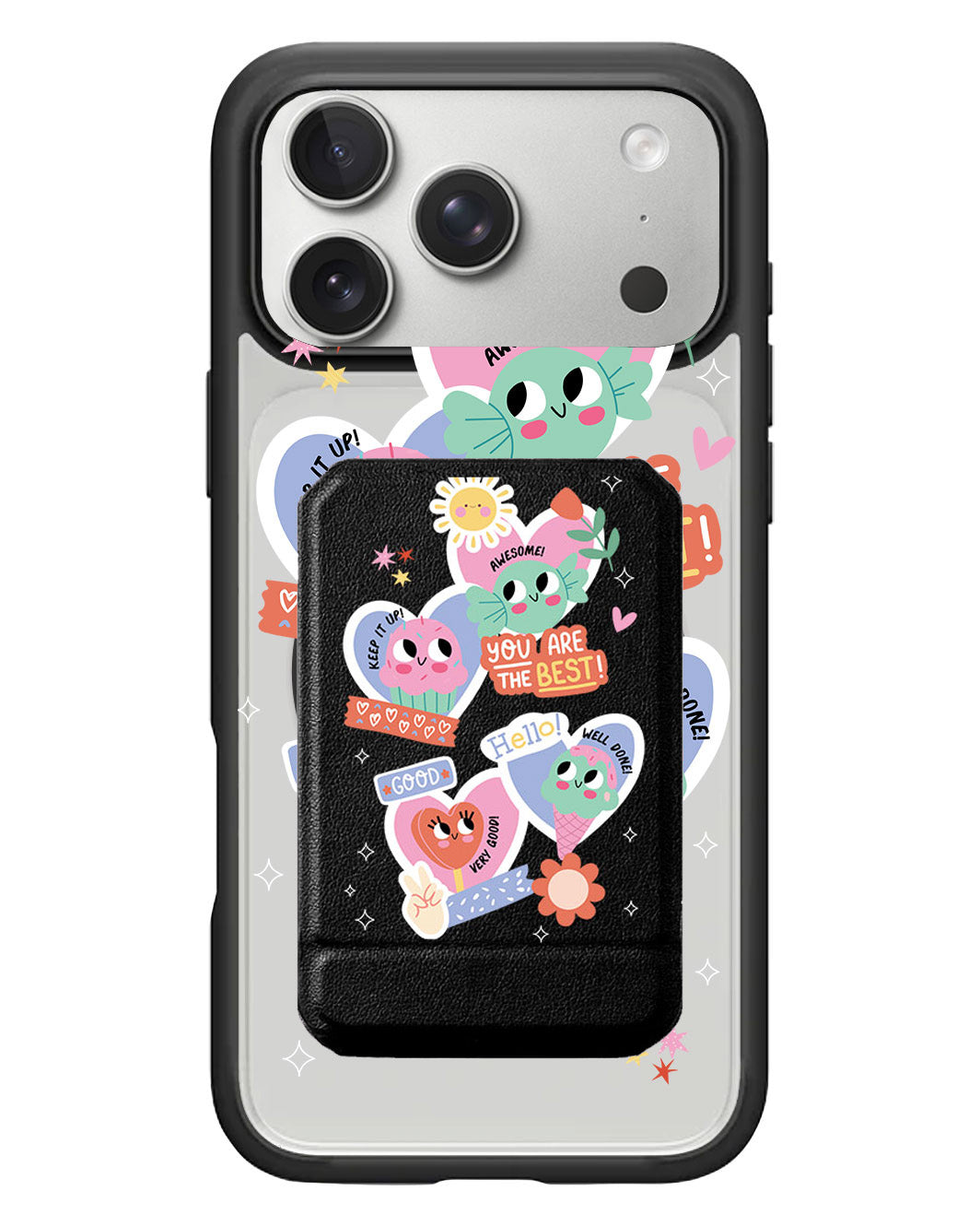 iPhone Magnetic Multifold Wallet - Dessert Party