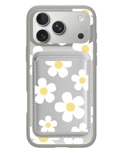 iPhone Magnetic Wallet Case - Daisy 2.0