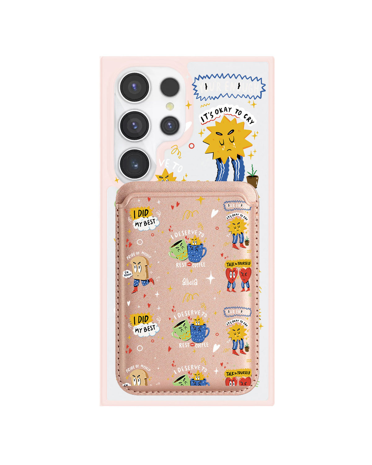 Android Magnetic Wallet Case - Selfless Love 3