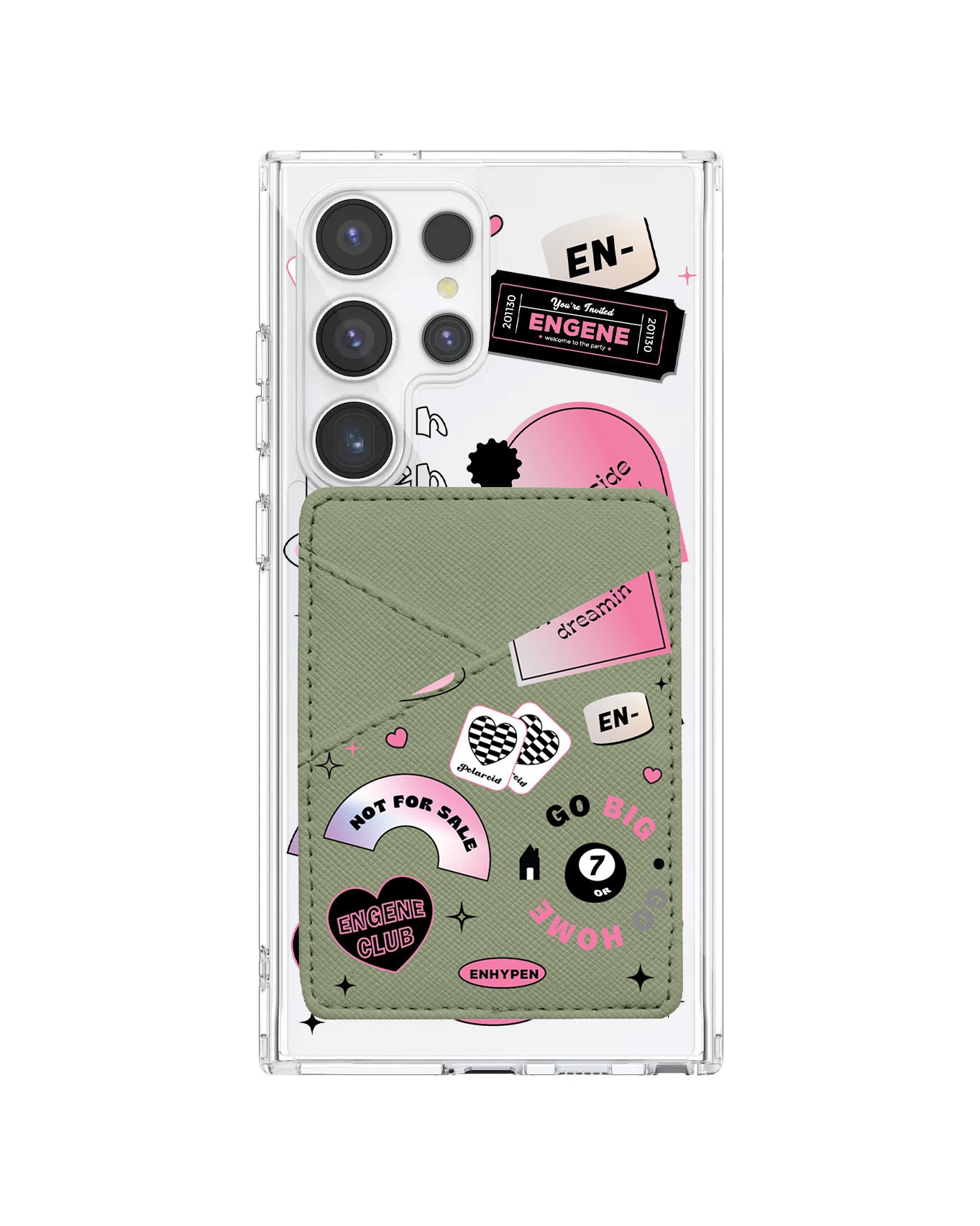 Android Phone Wallet Case - En Sticker Pack