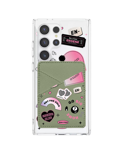 Android Phone Wallet Case - En Sticker Pack