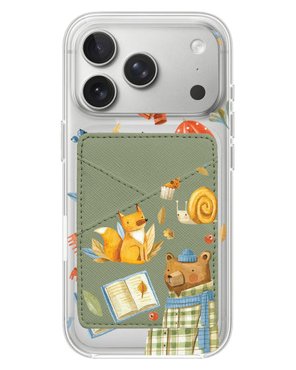 iPhone Phone Wallet Case - Bear & Fox