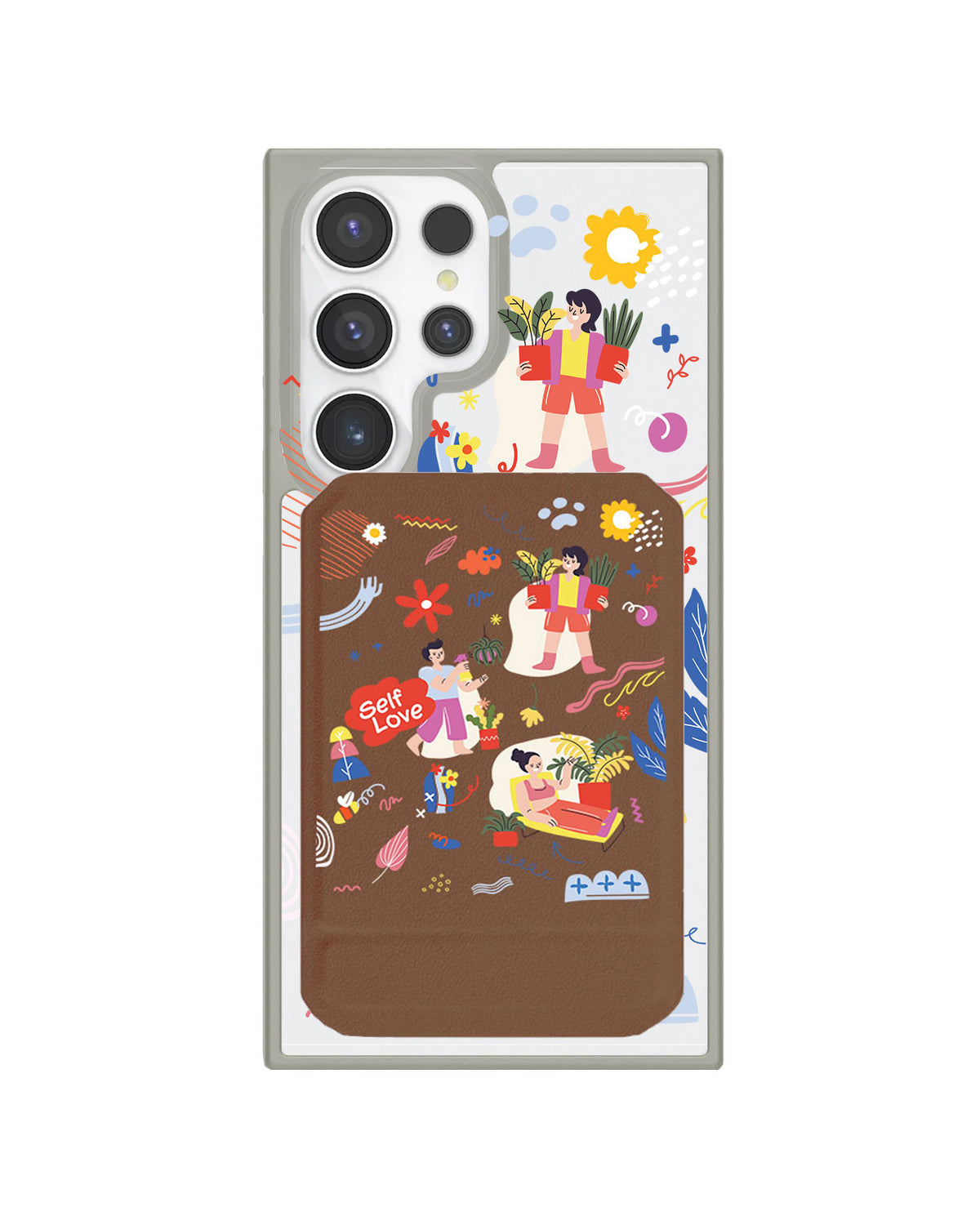 Android Magnetic Multifold Wallet - Self Love Sticker Pack 1.0