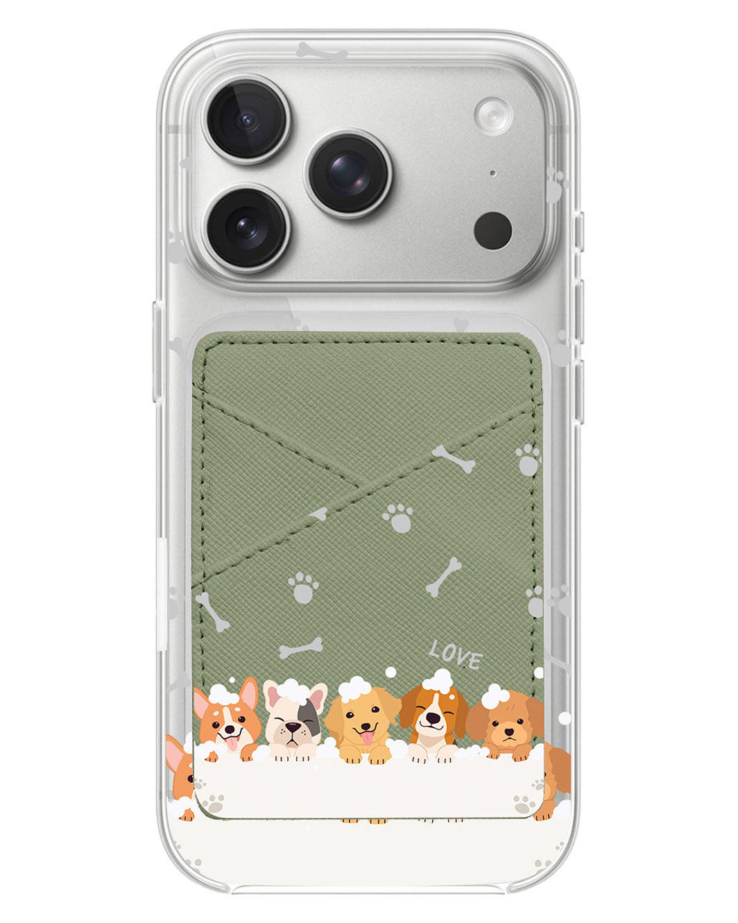 iPhone Phone Wallet Case - Ruff Family 2.0