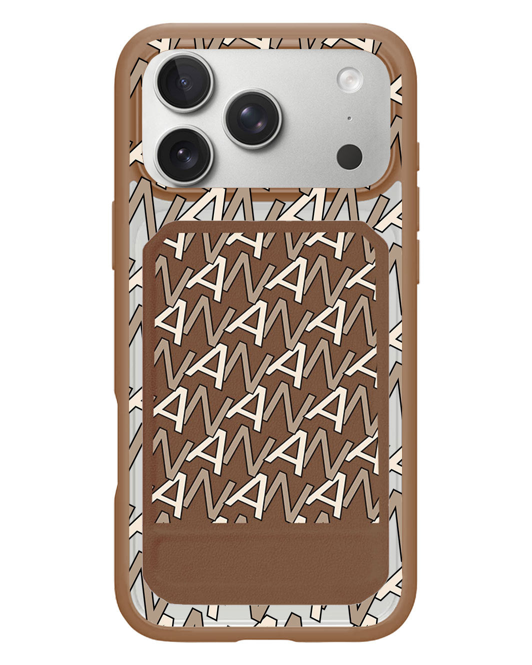 iPhone Magnetic Multifold Wallet - Initial Monogram 4.0