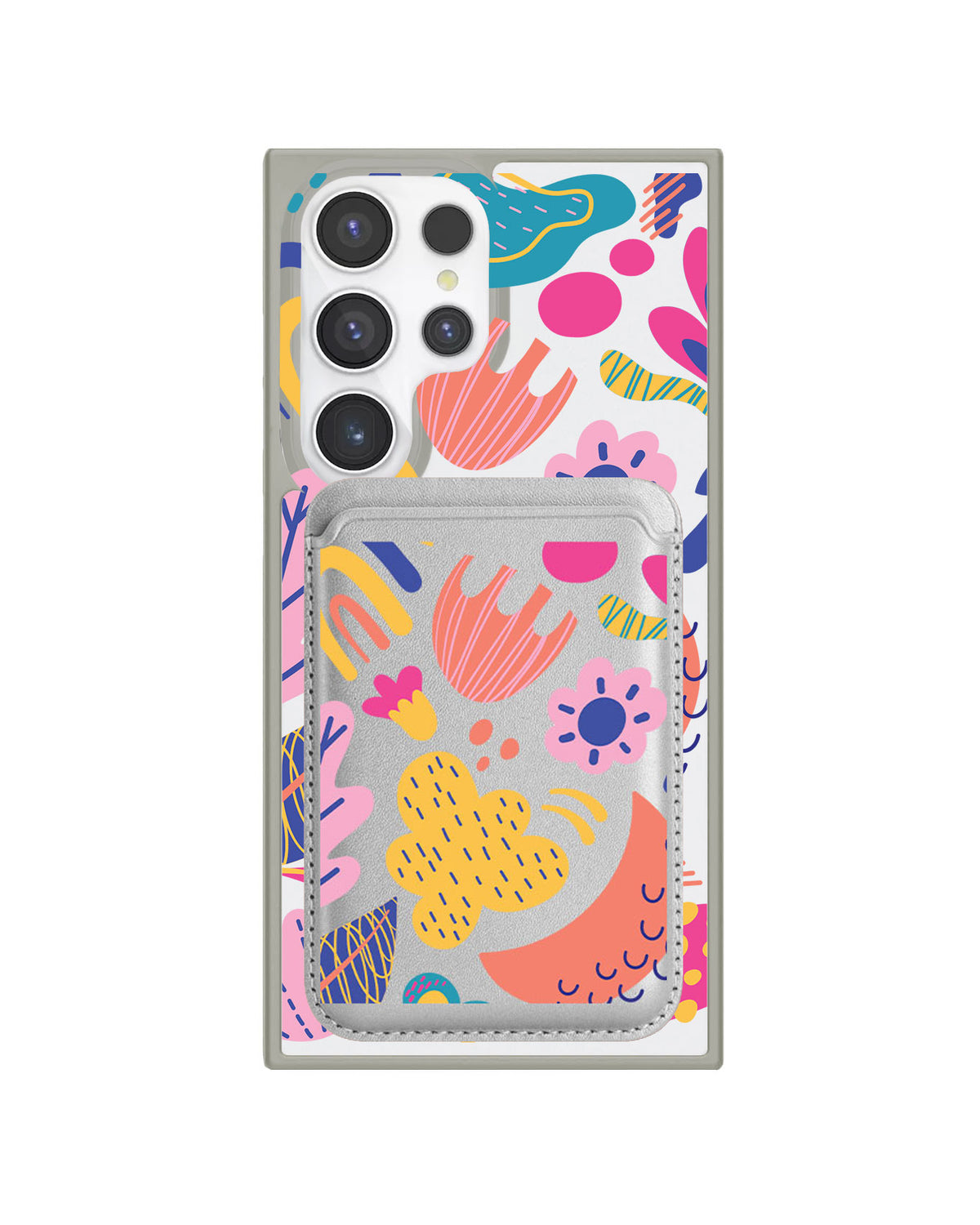 Android Magnetic Wallet Case - Florals