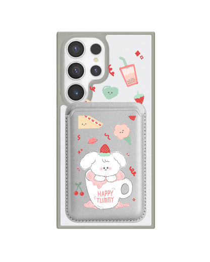 Android Magnetic Wallet Case - Happy Tummy